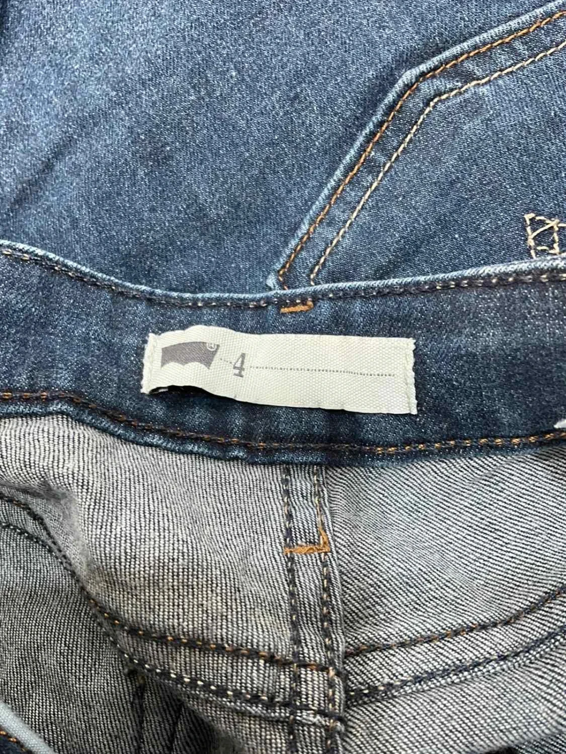Short Levi's 4 - W27 femme 99% Coton Bleu foncé Slv007 – photo 12